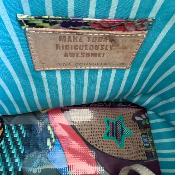 Consuela Black Leather Evie Sling Bucket Tote Bag Crossbody Strap, Convertible - Picture 8 of 11